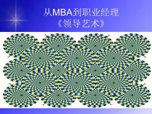从MBA到职业经理《领导艺术培训讲义》.pptx