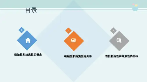 煤化工技术专业《煤的黏结性和结焦性1》