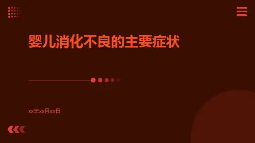 婴儿消化不良的主要症状