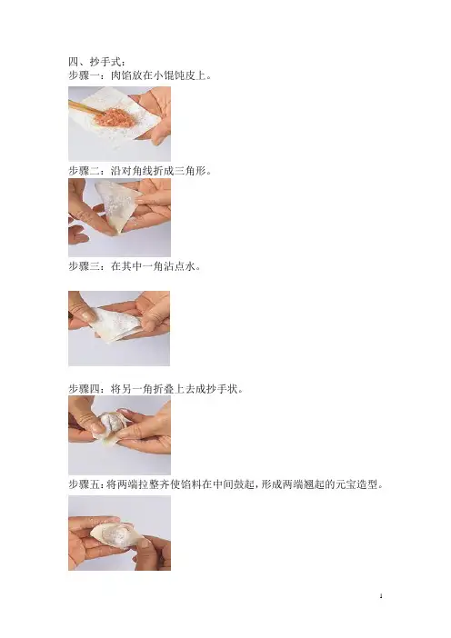 自己动手包各式馄饨2
