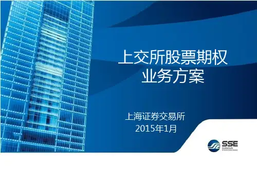 股票期权业务方案解读