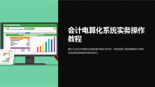 会计电算化系统实务操作教程