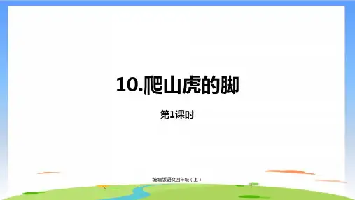《爬山虎的脚》课件完美版(共20张PPT)