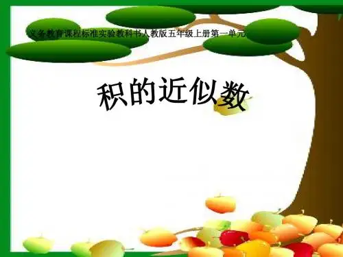 积的近似数课件