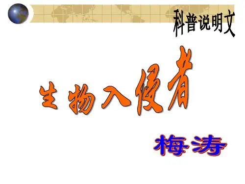 19.生物入侵者优秀课件