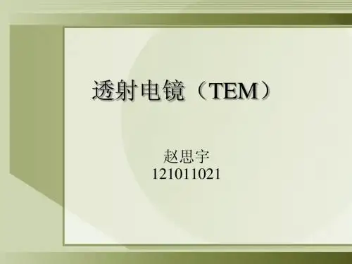 TEM(透射电子显微镜)