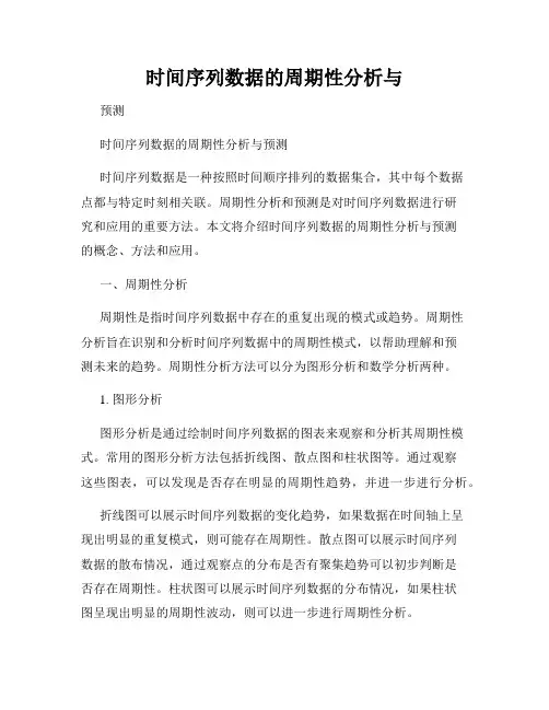 时间序列数据的周期性分析与