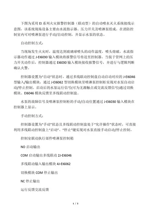 自动喷水灭火系统设计图例