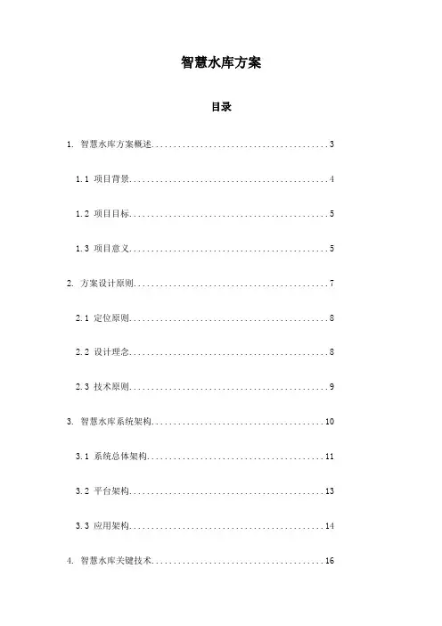 智慧水库方案