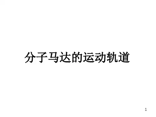 生物物理学单分子生物物理学分子马达的补充PPT课件