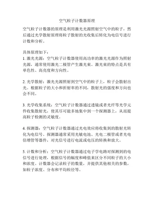 空气粒子计数器原理