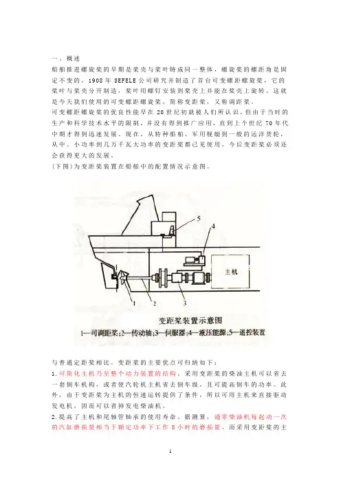 可变螺距螺旋桨