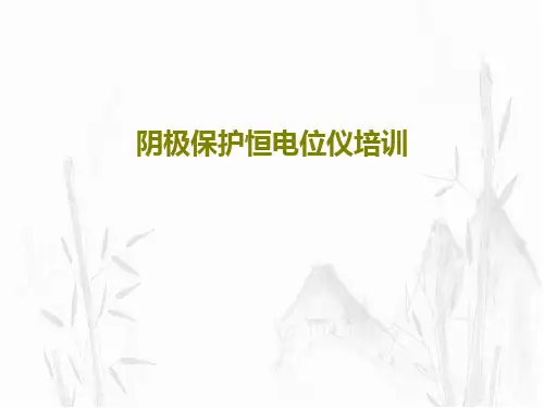阴极保护恒电位仪培训77页PPT