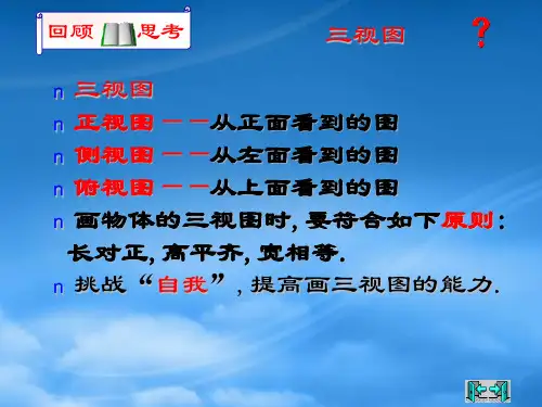 高中数学1.2.2空间几何体的三视图课件新人教A必修2.ppt