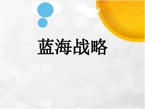 蓝海战略内容