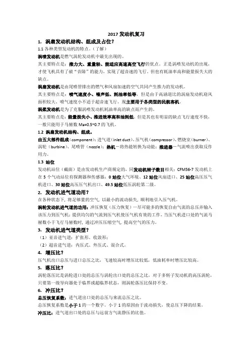 现代航空发动机的基本知识