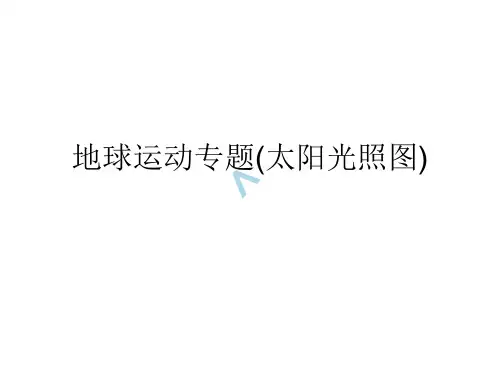 高中地理地球运动专题(太阳光照图)