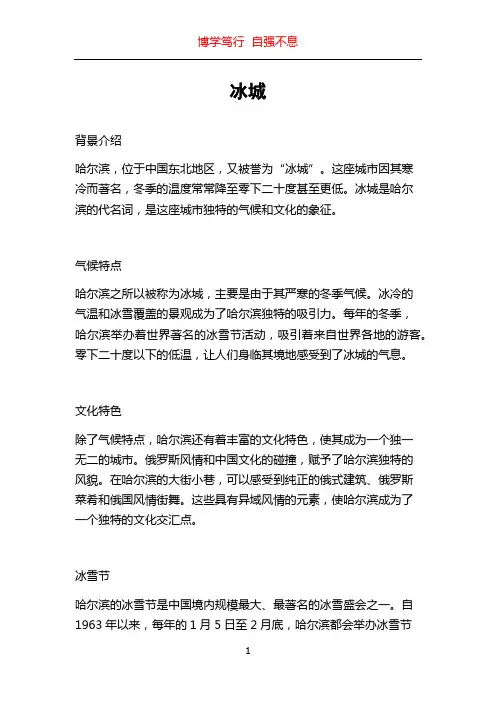 冰城_精品文档
