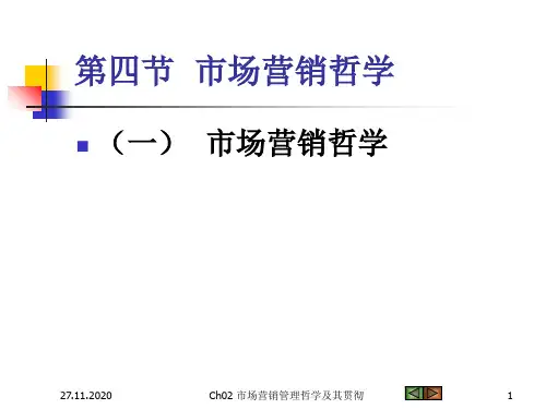 Ch02 市场营销管理哲学PPT课件