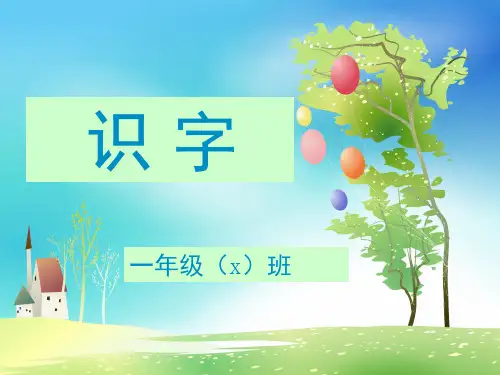 一年级第一课识字天地人你我他(课堂PPT)