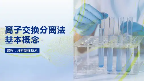 样品处理分离技术—离子交换分离法(分析制样技术课件)