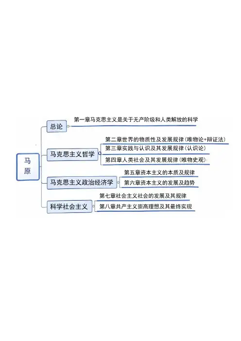 2024考研政治思维导图(马原)