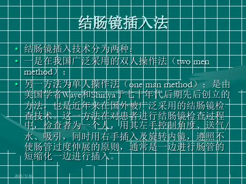 《结肠镜单人操作》PPT课件