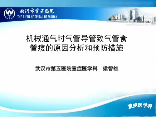 气管食管瘘的原因分析和预防措施