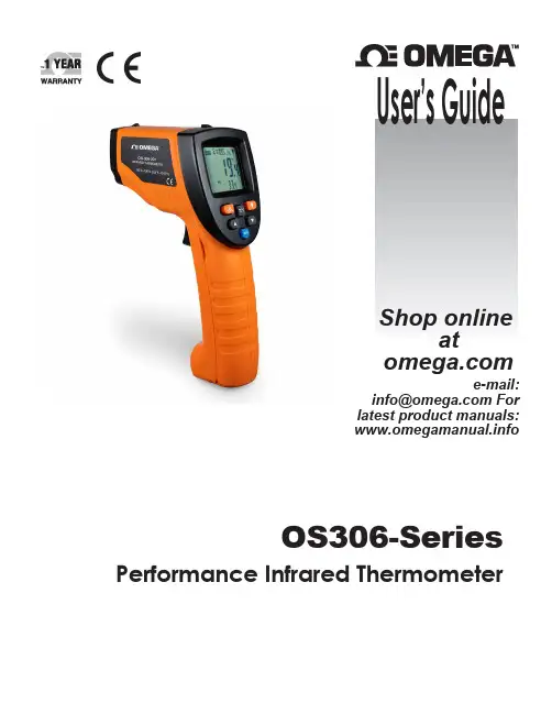 Omega OS306-Series 性能红外温度计说明书