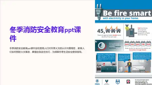 冬季消防安全教育ppt课件
