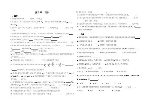 第六章  吸收