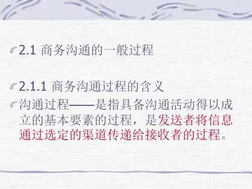 第2章 商务沟通过程