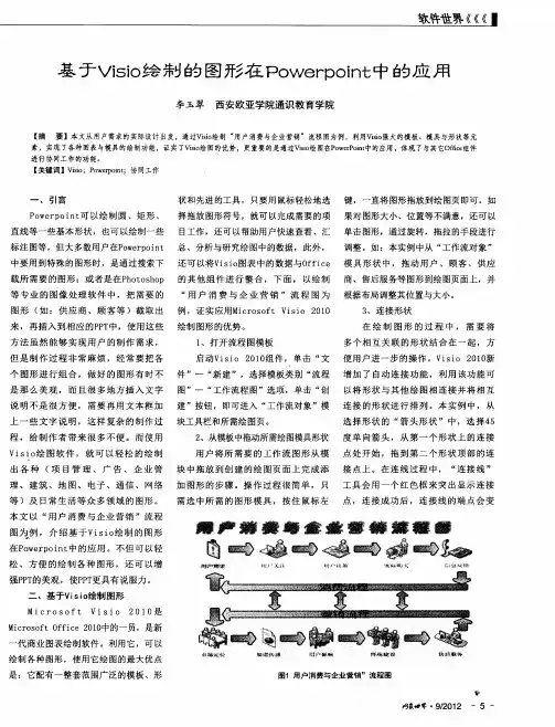 基于Visio绘制的图形在Powerpoint中的应用