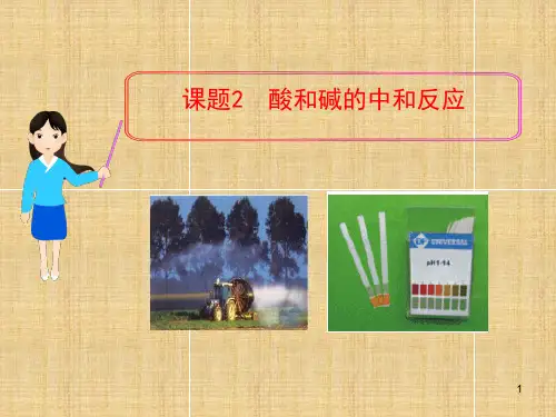 酸和碱的中和反应ppt课件