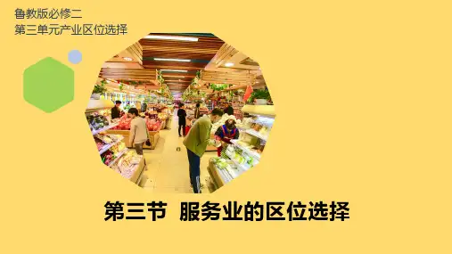 服务业的区位选择课件高中地理鲁教版
