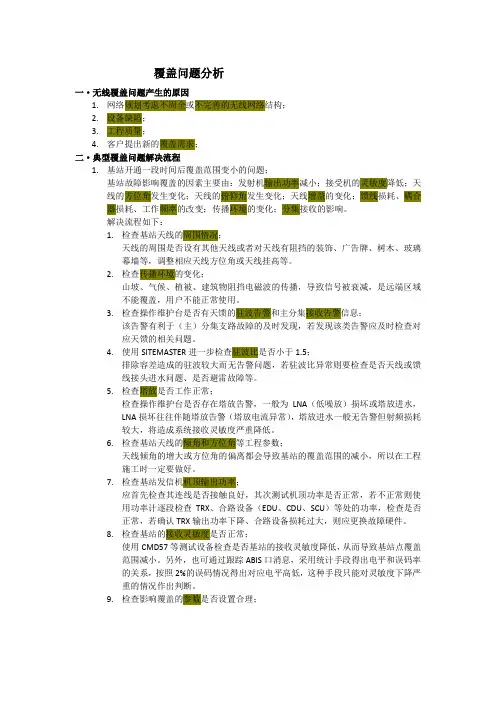 覆盖问题分析