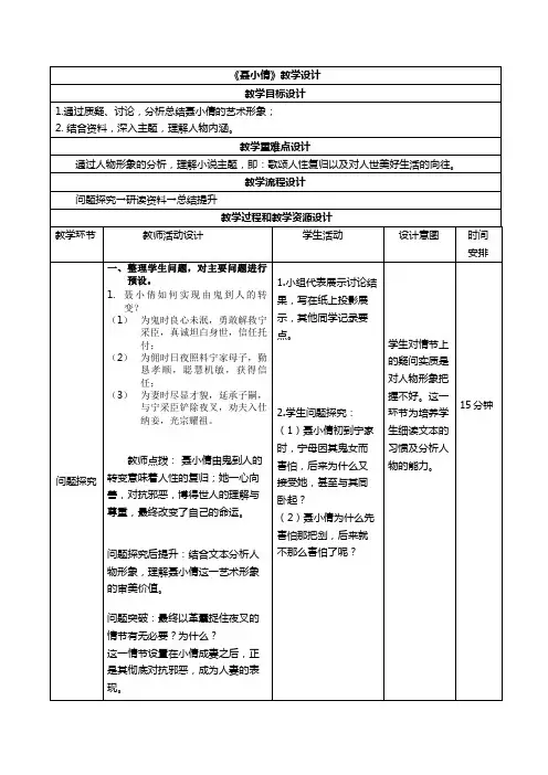 聂小倩设计