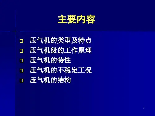第3章第一节压气机的原理和特性ppt课件