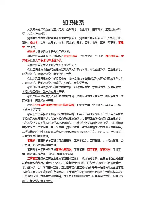 知识体系