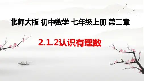 认识有理数ppt课件