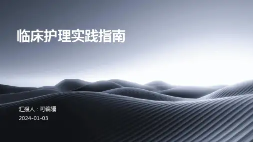 临床护理实践指南