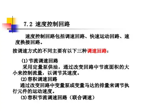 7.2速度控制回路