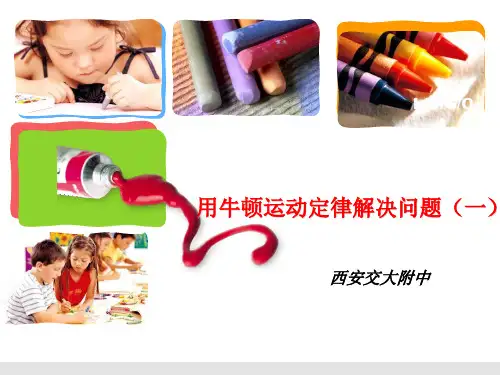 用牛顿运动定律解决问题应用篇