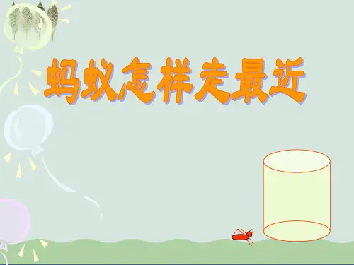 《蚂蚁怎样走最近》勾股定理ppt
