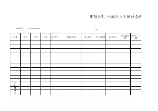 招工社保花名册