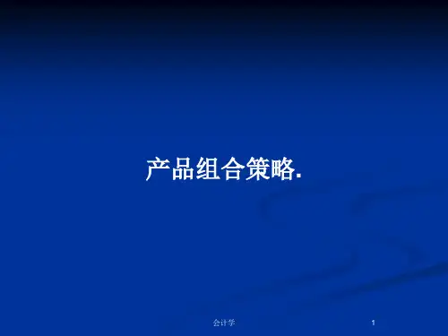 产品组合策略.PPT教案