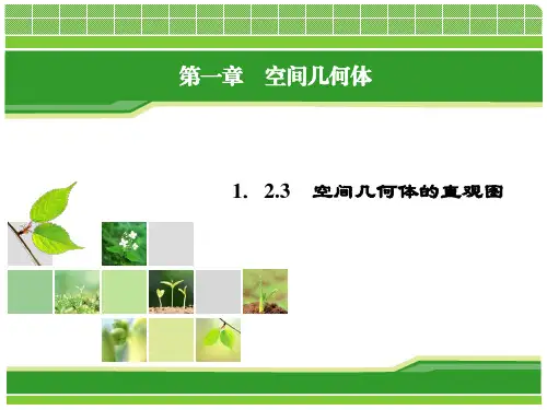 1.2.3 空间几何体的直观图
