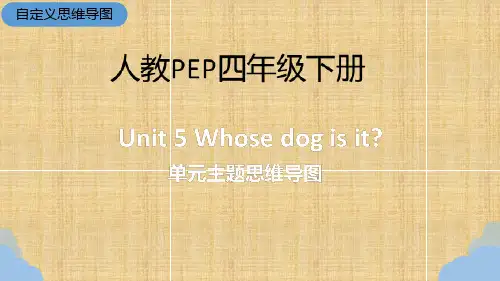 Unit5Myclothes期末复习单元主题思维导图课件
