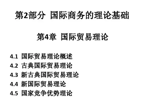 国际商务(第三版)课件第4章