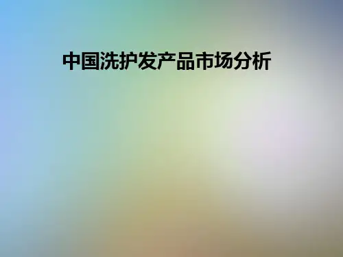 中国洗护发产品市场分析